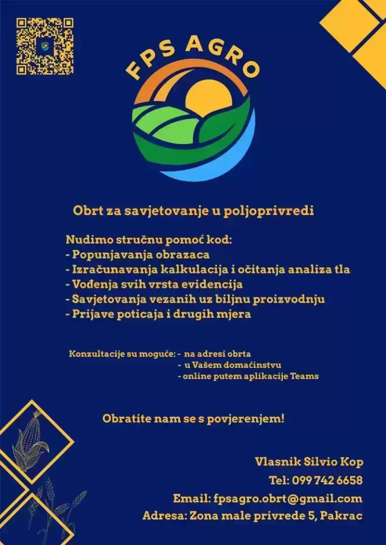 Savjetovanje  u poljoprivredi