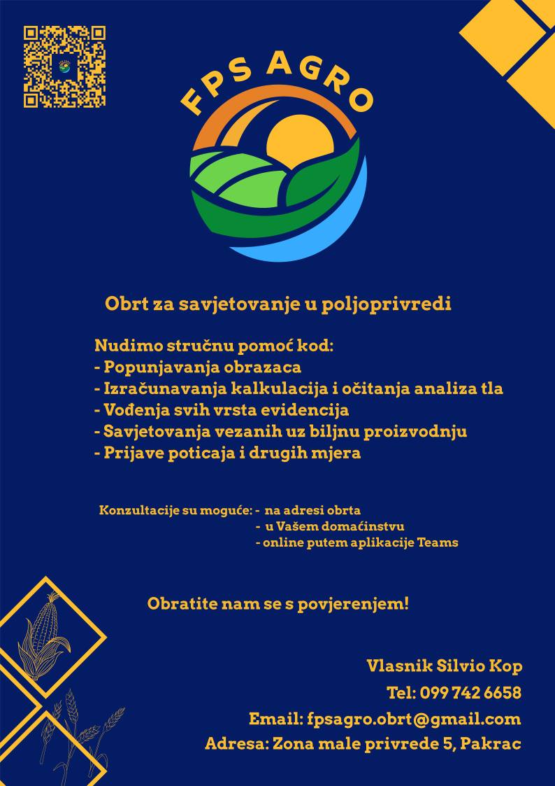 Savjetovanje  u poljoprivredi